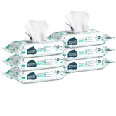 Seventh Generation baby wipes refill with tape-seal front view, convenient for nursery storage.