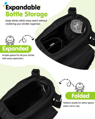 SEVORGINA insulated-cupholders keep drinks cold during outings.