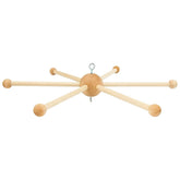 SEWACC wooden mobile frame front view highlights sturdy decorative appeal for living spaces.