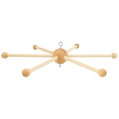 SEWACC wooden mobile frame front view highlights sturdy decorative appeal for living spaces.