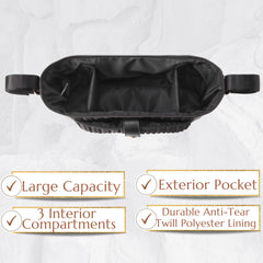 SEWBOO universal stroller organizer interior compartments keep items neatly organized