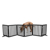 SFJC dog gate wooden material closeup highlights natural finish and durability for indoor use.