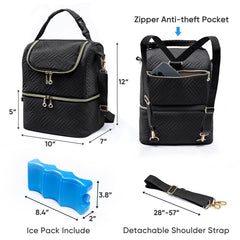 SFYBYHEART versatile cooler bag doubles as a lunch bag for fruits and snacks.