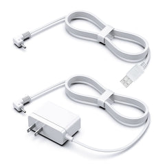 SGEOYPIL DXR-8 charger with 9.8ft cable for flexible baby monitor charging.