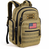 SHARKMOUTH diaper bag exterior front view shows durable construction and MOLLE-ready design.