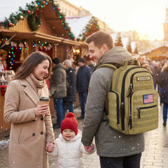 SHARKMOUTH diaper bag interior pockets layout enables quick item retrieval.