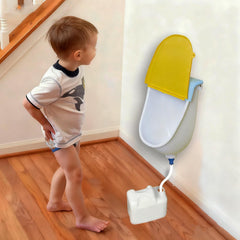 shawoo height-adjustable toddler urinal grows with kid for long-term potty training.