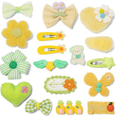 Shelbybox hair clips set with bows keep cute styles secure during play.