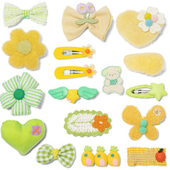 Shelbybox hair clips set with bows keep cute styles secure during play.