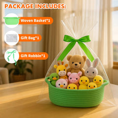 ShellKingdom nursery-basket with dual handles for easy carrying and organization.