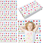 Shellwei nap mat heart design folded for compact storage and portability