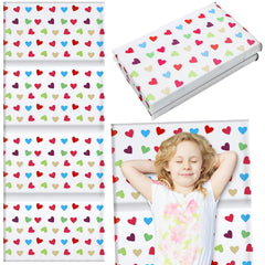 Shellwei nap mat heart design folded for compact storage and portability