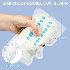 Sherr bag features a double seal to help prevent leaks during transport.