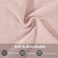 SheSeek Muslin nursing cover top-opening design lets you peek at baby discreetly.