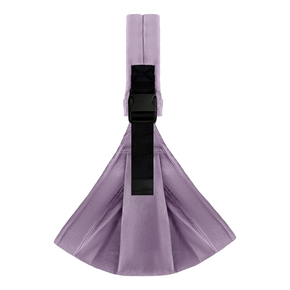Shiaon baby sling carrier front view shows compact design for easy daily carrying