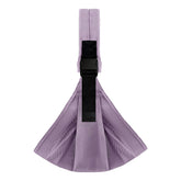 Shiaon baby sling carrier front view shows compact design for easy daily carrying