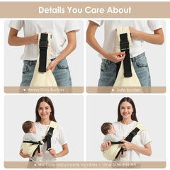 Shiaon toddler in carrier highlighting back support and weight distribution.