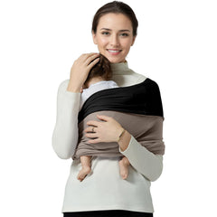 Shiaon baby wrap quick-wear demonstrates fast secure fit for new parents.