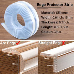 SHIISEWE 19.6ft edge protector roll covers long runs with easy setup.