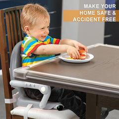 SHIISEWE transparent soft corner protects edges while preserving furniture look.