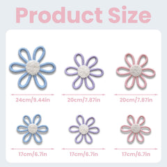 ShikaShito handwoven macrame daisy wall art for cozy living room ambiance