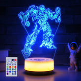 SHINECLOUD Robot Night Light displays a multicolor glow for cozy kids' bedrooms.