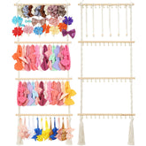 Shineloha headband holder large capacity display for 96 bows with 48 hooks