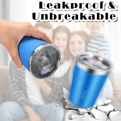 ShineMe premium stainless steel cups resist breakage for active toddlers