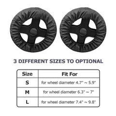 SHINETEC baby stroller wheel cover prevents scratches on wheels