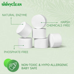 Shinyclean-120-tablets-pack highlights value and a long-lasting supply for busy moms.