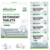 Shinyclean bottle-washer-tablets-pack demonstrates convenient, fragrance-free bottle cleaning for daily use.