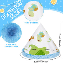 ShinyMatch velvet pee shield newborn cone design demonstrates efficient urine containment.