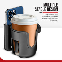 Shopperals phone pocket positioned on either side for flexible access.