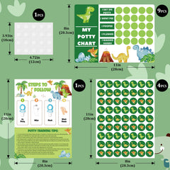 Shouqiuzhonglv potty sticker chart starters track daily progress with rewards.