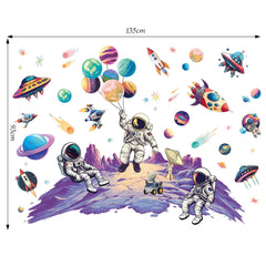 SHUCHING baby/kids decor in nursery settings promotes a dreamy space vibe.