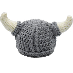 Shuiniba baby Viking beanie hat side horns for playful photo-ready look