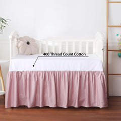 Shunjie.Home dust-ruffle design adds decorative flair while concealing under-bed storage.