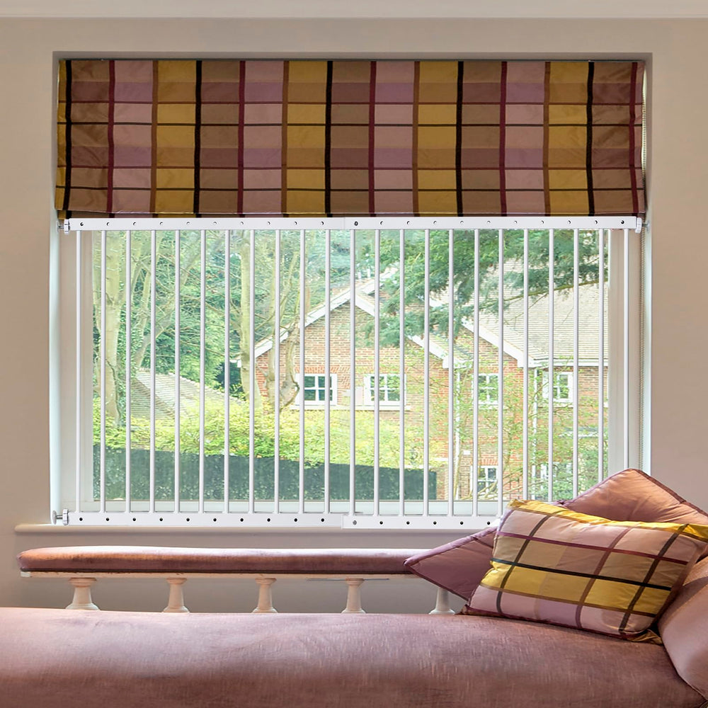 SHYUJAJIE window safety bar assembly offers sturdy, drill-free protection.