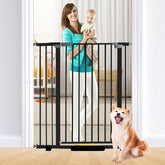 SHYUJAJIE 41-inch tall baby gate secures doorways for pets and kids