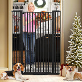 SHYUJAJIE 55 inch gate assembled for doorway protection and pet containment