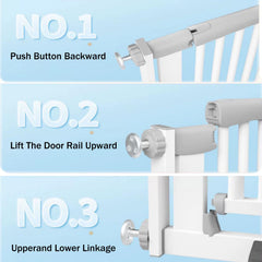 SHYUJAJIE auto-close function seals gate for safe passage