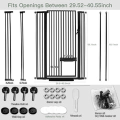 SHYUJAJIE cat door passage closeup demonstrates convenient pet access