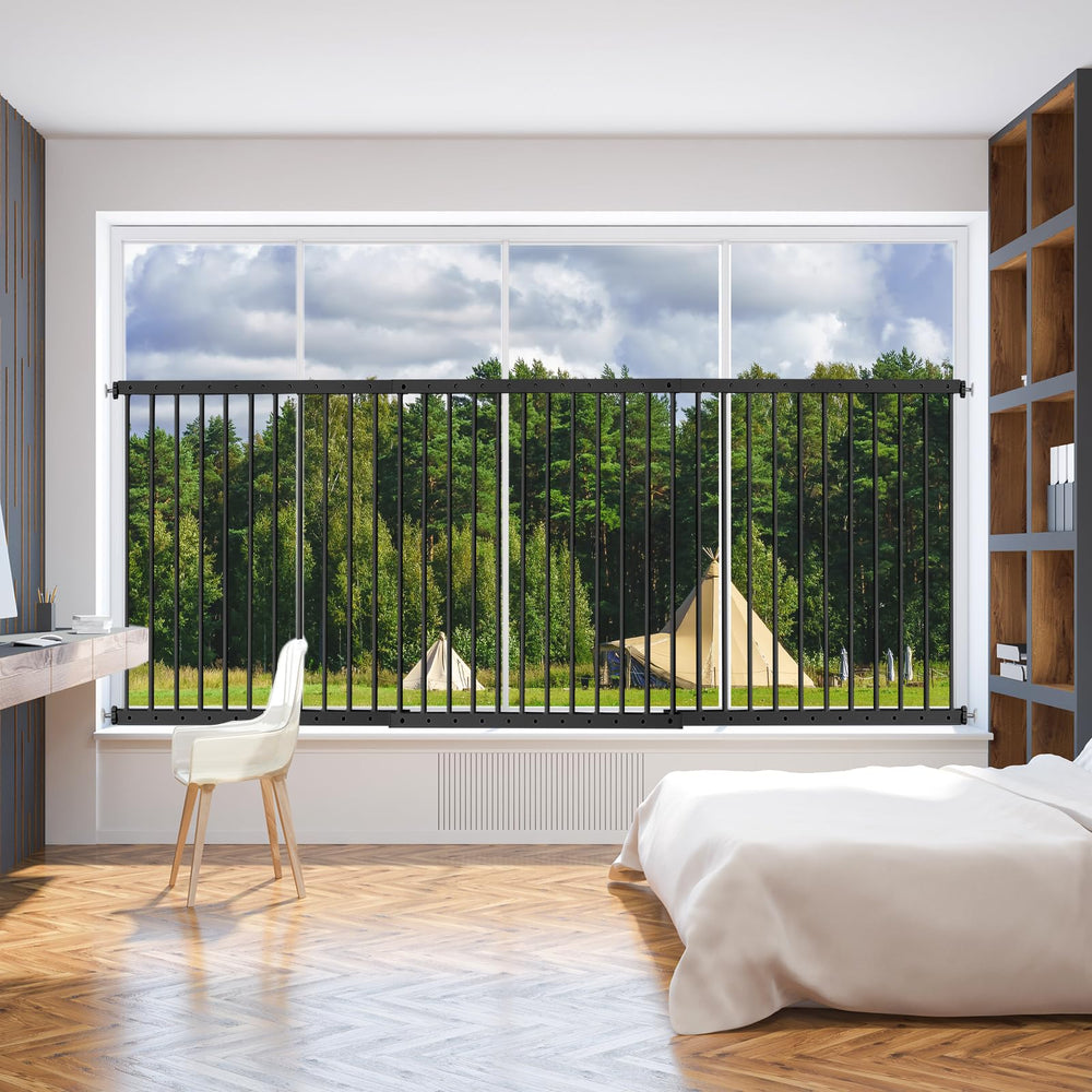 SHYUJAJIE window safety guard durable steel enhances child protection during window use