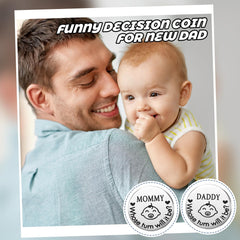 Shyyween new dads gift bear greeting card with congratulatory note