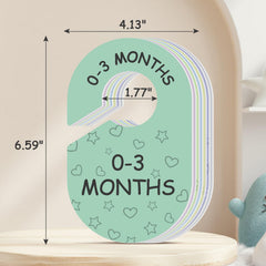 Sicamin divider with double-sided letters for quick reading from any angle
