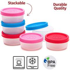 SIGNORA WARE 1.3 oz containers shown as microwave-safe for quick meals