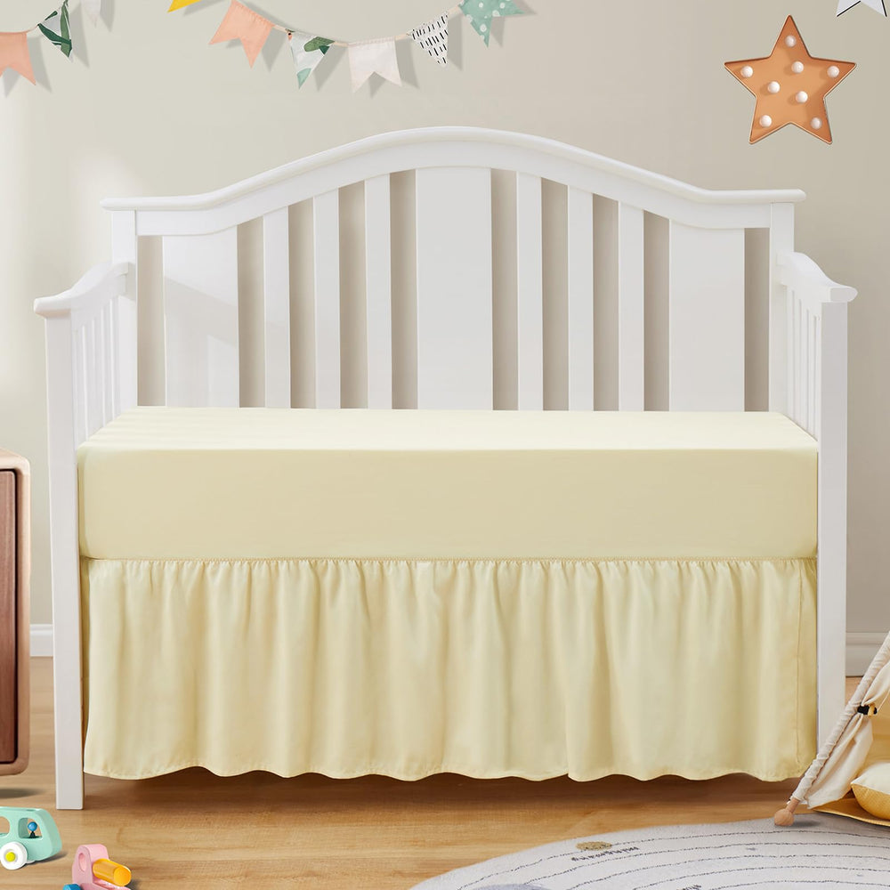 SiinvdaBZX crib sheet 52x28 pocket offers soft, breathable microfiber comfort.