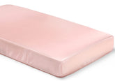 SiinvdaBZX satin mini crib sheet in pink with 5-pocket fit for secure sleep