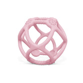 SILI FACTORY pink hollow ball teether eases gums during play