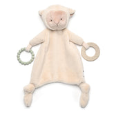 SILI FACTORY Lovey lamb teether closeup for soothing teething and cuddling.